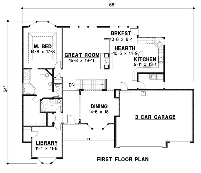Main Floor Plan: 21-785