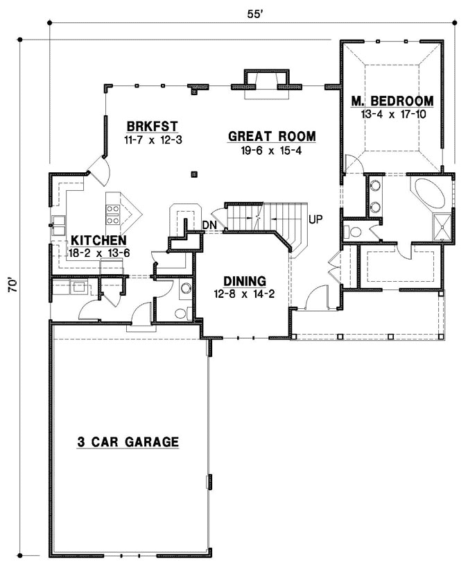 Main Floor Plan: 21-786