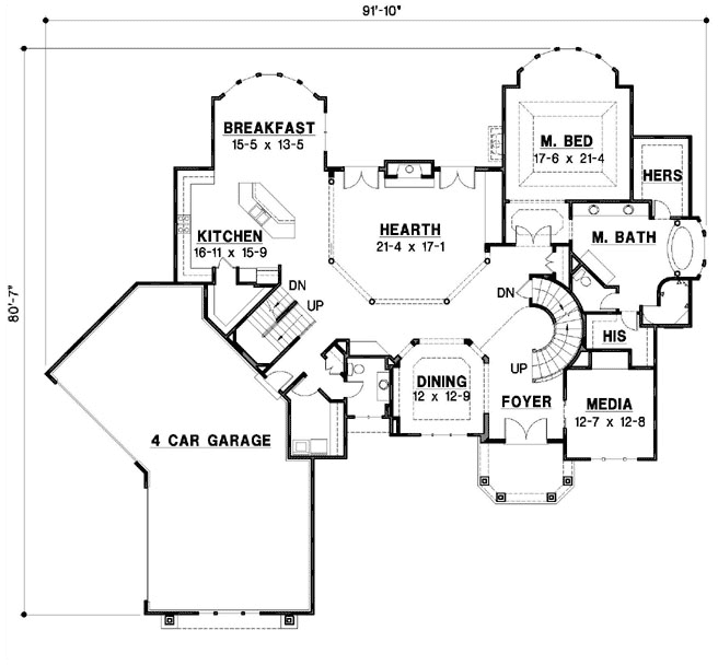 Main Floor Plan: 21-788