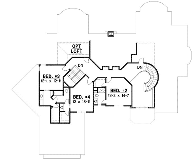 Upper/Second Floor Plan: 21-788