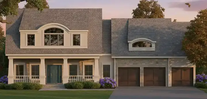 Bungalow house plans 21-789 - front exterior, 5,764 sq ft, 5 bed, 5 bath house plans | Monster House Plans