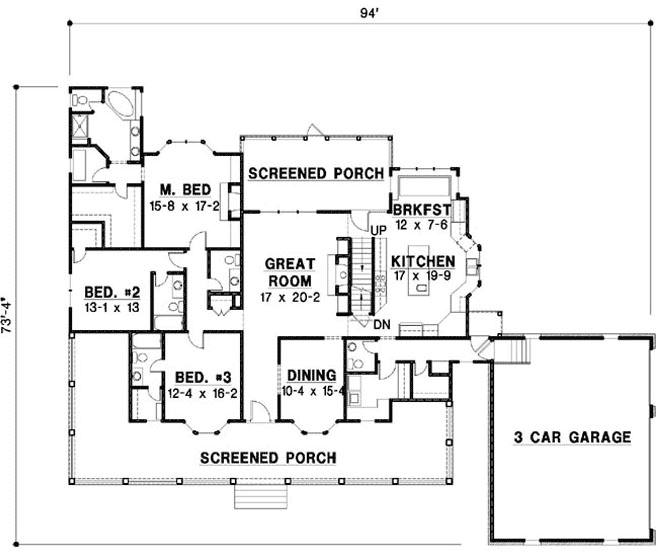 Main Floor Plan: 21-790