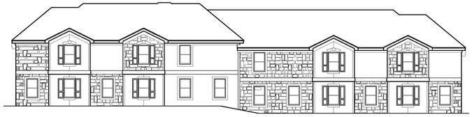 Rear Elevation Plan: 21-791