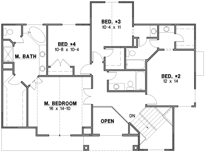 Upper/Second Floor Plan: 21-792