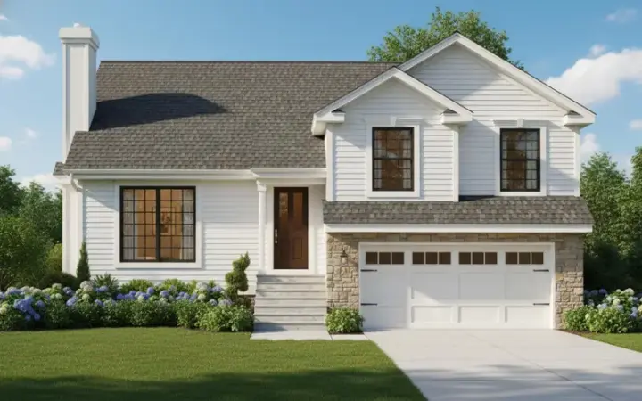 Traditional house plans 21-794 - front exterior, 1,963 sq ft, 3 bed, 2 bath house plans | Monster House Plans