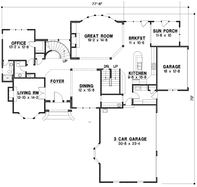 Main Floor Plan: 21-796