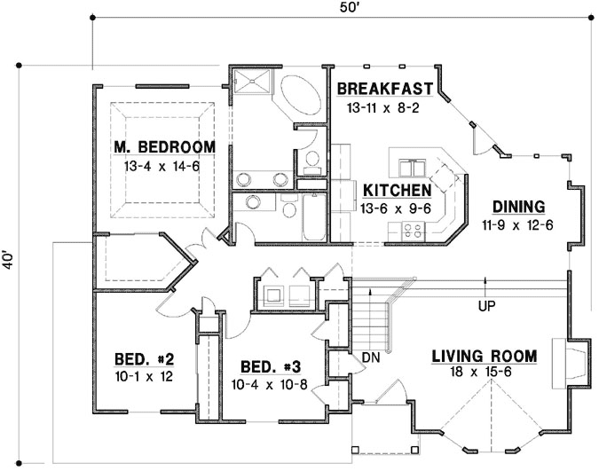 Main Floor Plan: 21-797