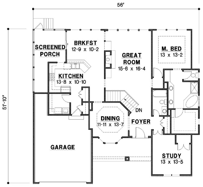 Main Floor Plan: 21-798