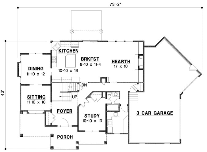 Main Floor Plan: 21-799