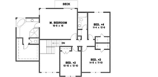 Upper/Second Floor Plan: 21-799