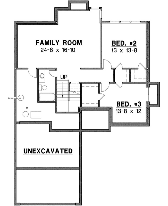 Lower Floor Plan: 21-801