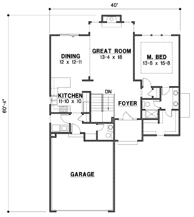 Main Floor Plan: 21-801