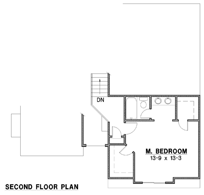 Upper/Second Floor Plan: 21-807