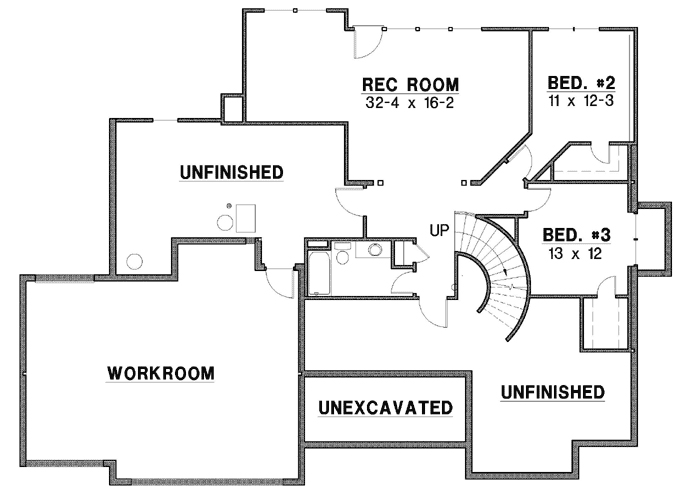 Lower Floor Plan: 21-809