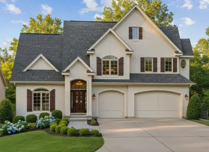 Traditional house plans 21-810 - front exterior, 3,116 sq ft, 4 bed, 3 bath house plans | Monster House Plans