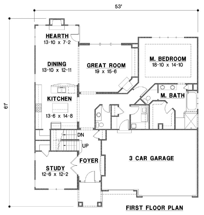 Main Floor Plan: 21-810