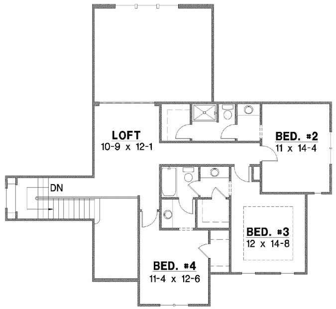 Upper/Second Floor Plan:21-810