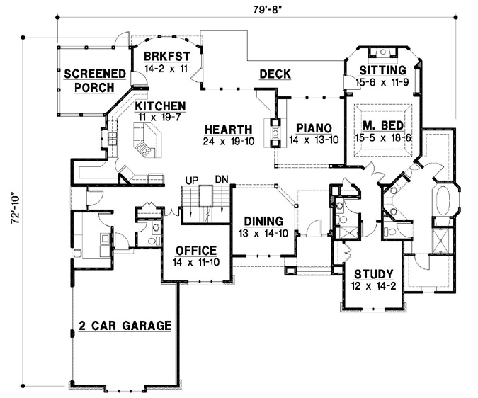 Main Floor Plan: 21-813