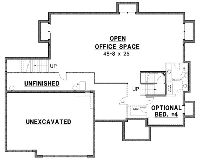 Lower Floor Plan: 21-814