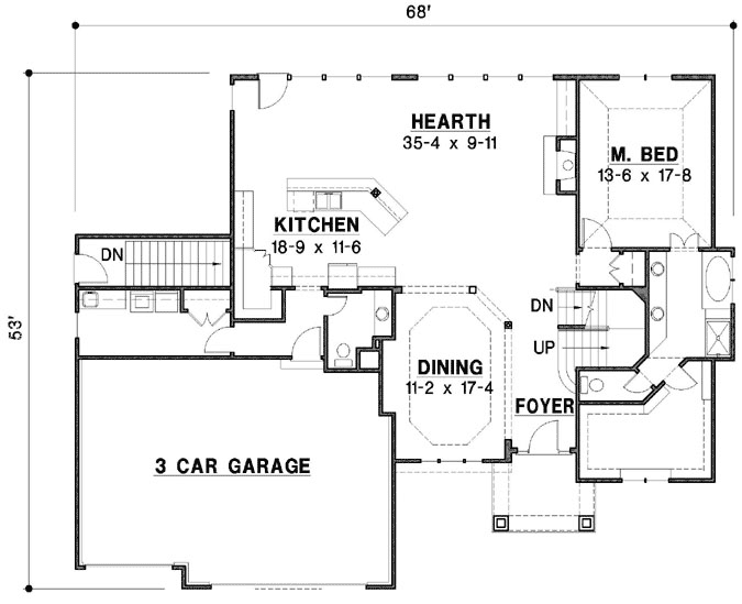 Main Floor Plan: 21-814