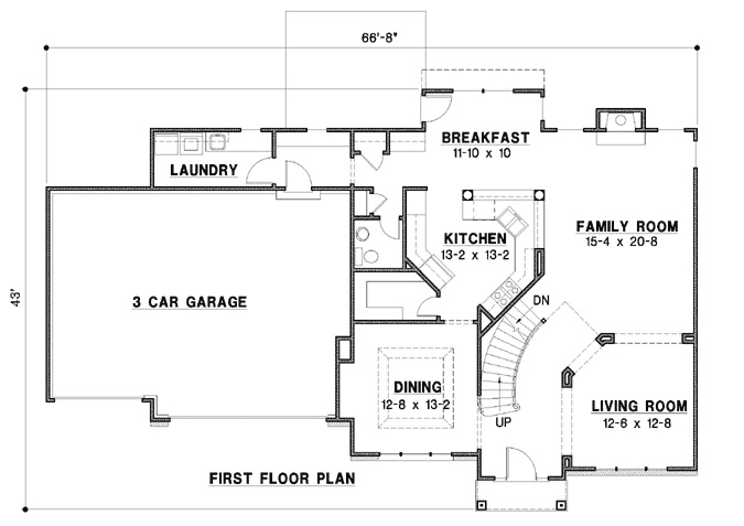 Main Floor Plan: 21-815