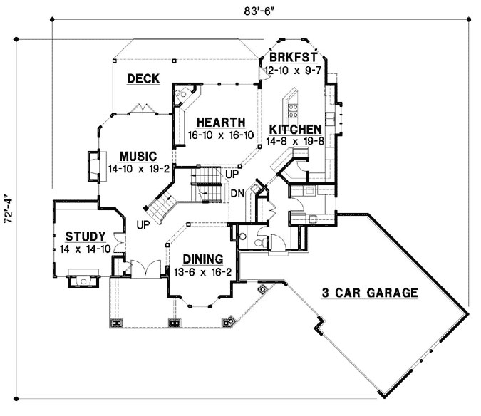 Main Floor Plan: 21-816