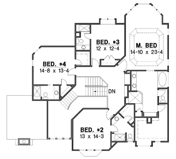 Upper/Second Floor Plan: 21-816