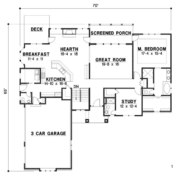Main Floor Plan: 21-818