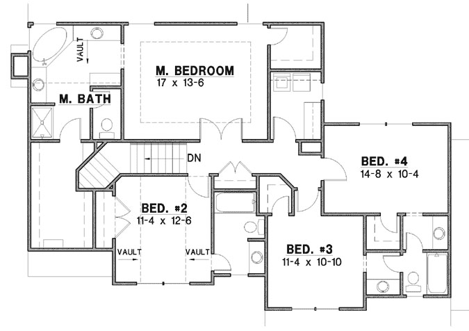 Upper/Second Floor Plan: 21-819
