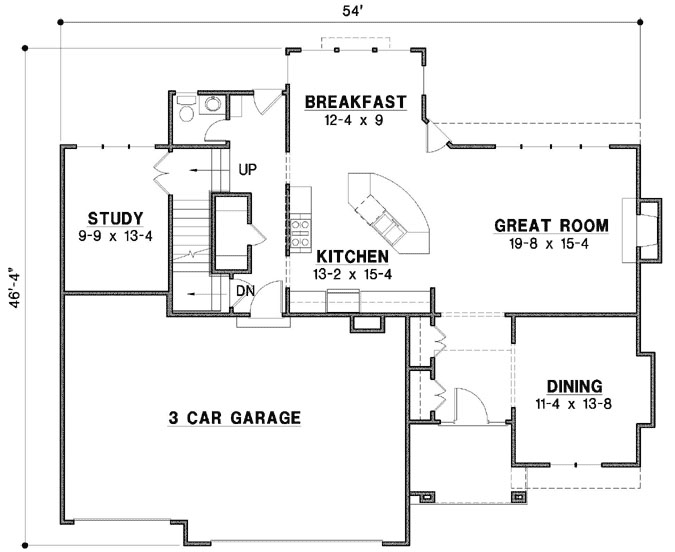 Main Floor Plan: 21-820