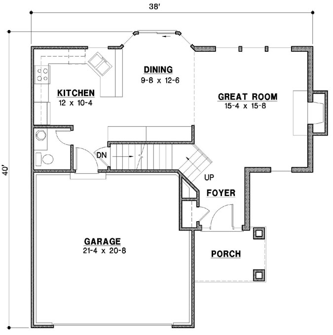 Main Floor Plan: 21-821