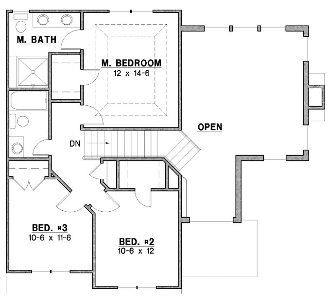 Upper/Second Floor Plan: 21-821