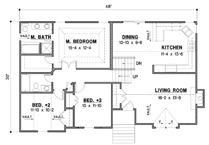 Main Floor Plan: 21-822