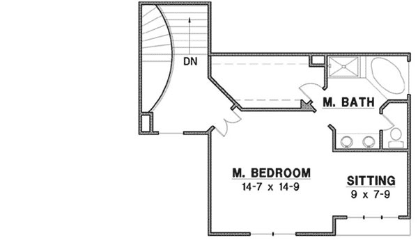 Upper/Second Floor Plan:21-825