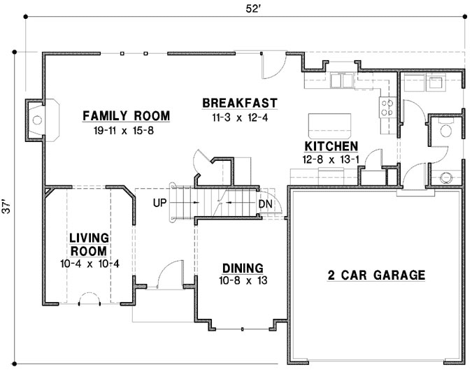 Main Floor Plan: 21-826