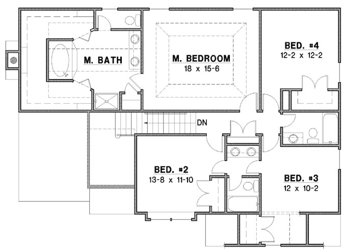 Upper/Second Floor Plan: 21-826