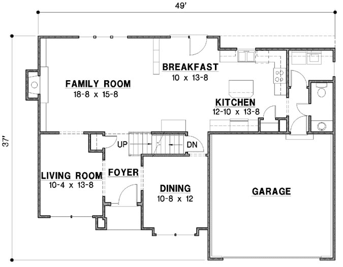Main Floor Plan: 21-827
