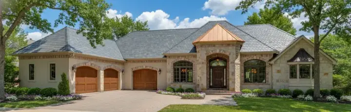 Sunbelt house plans 21-828 - front exterior, 3,527 sq ft, 5 bed, 4 bath house plans | Monster House Plans
