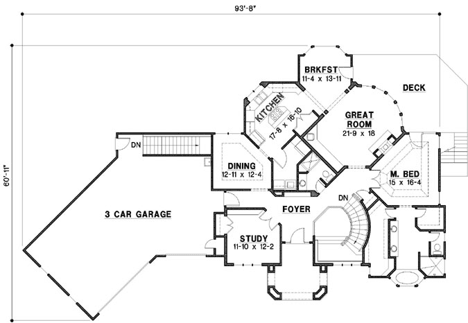Main Floor Plan: 21-828