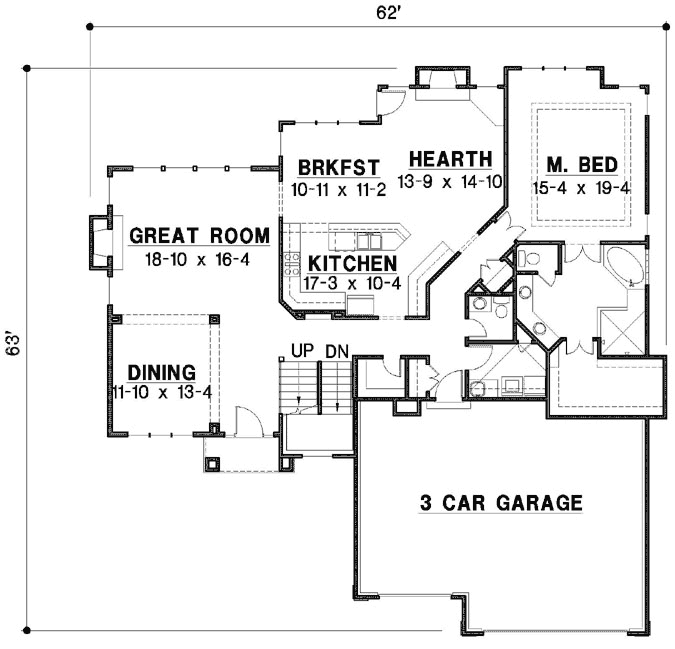 Main Floor Plan: 21-831