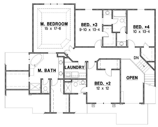 Upper/Second Floor Plan: 21-833