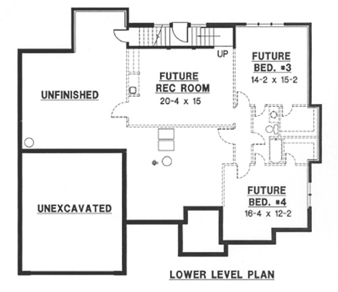 Lower Floor Plan: 21-835
