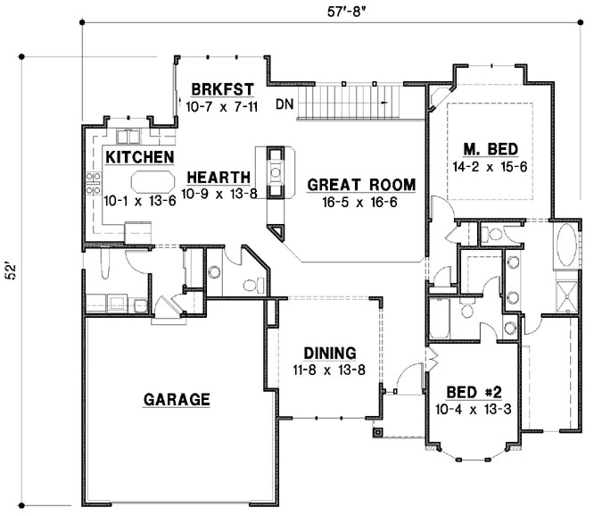 Main Floor Plan: 21-836