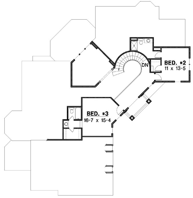 Upper/Second Floor Plan: 21-838