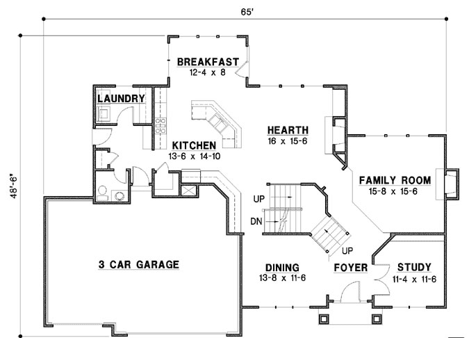 Main Floor Plan: 21-839
