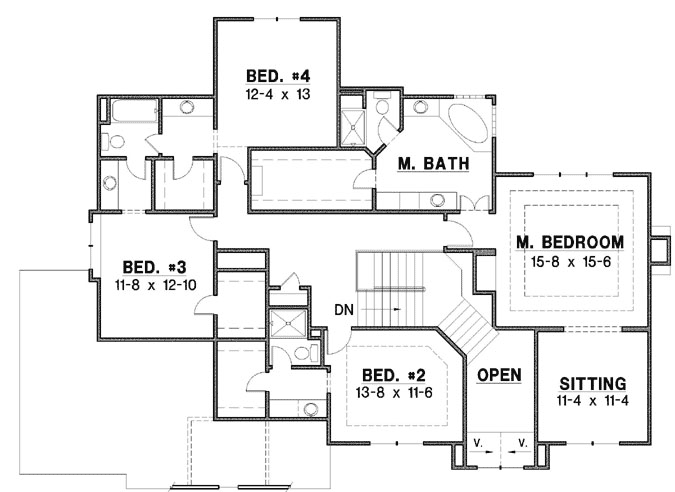 Upper/Second Floor Plan:21-839
