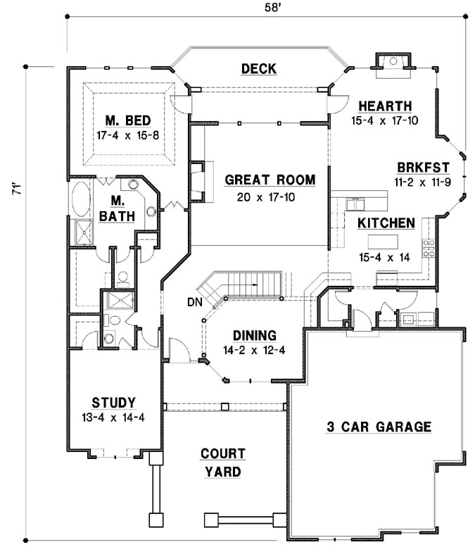 Main Floor Plan: 21-840