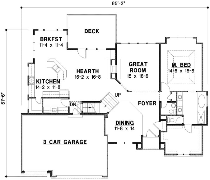 Main Floor Plan: 21-841