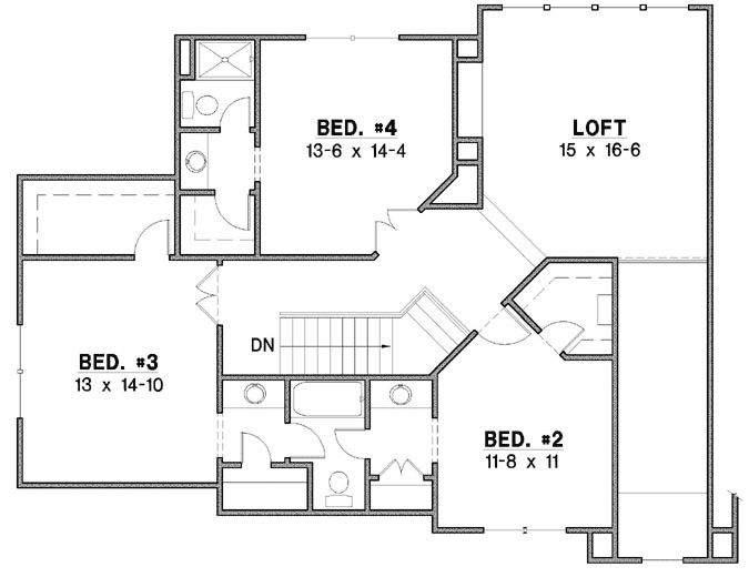 Upper/Second Floor Plan: 21-841