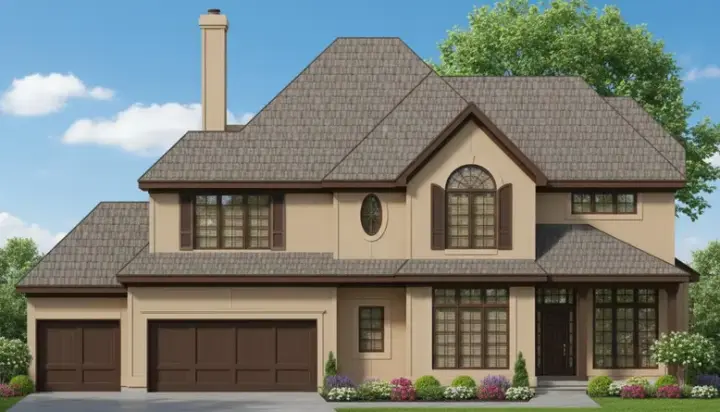 Traditional house plans 21-842 - front exterior, 3,125 sq ft, 4 bed, 3 bath house plans | Monster House Plans